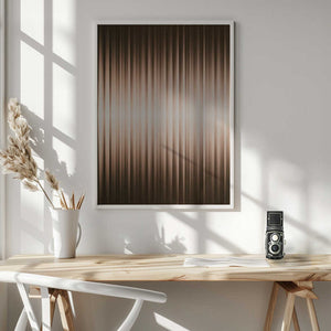 Tablou înramat „Euphoria - Brown and White” de Alma