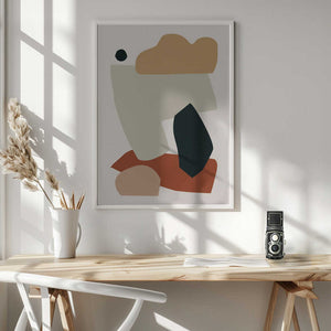 Tablou înramat „Collage Earth I” de Orara Studio