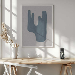 Tablou înramat „Mid Century Blue IV” de Orara Studio