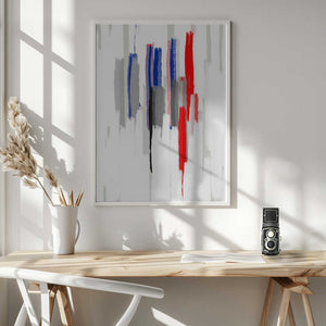 Tablou înramat „BILLS RED WHITE AND BLUE” de Fun Qui