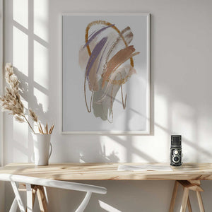 Tablou înramat „Cool Shapes 2” de Sally Ann Moss