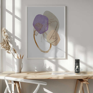 Tablou înramat „Cool Shapes 3” de Sally Ann Moss