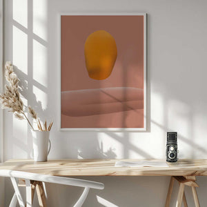 Tablou înramat „Stone portrait orange” de Little Dean