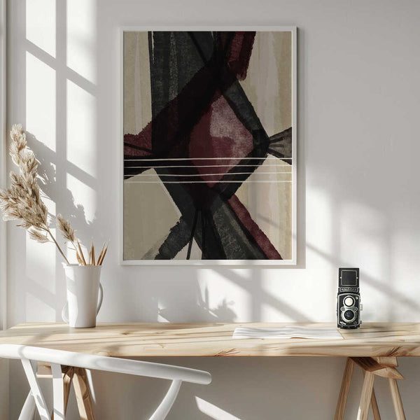 Tablou înramat „Movement III” de Gemma Bardot