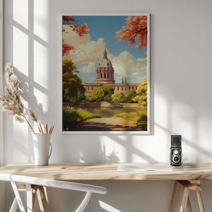 Tablou înramat „Oxford Travel Art” de Taudalpoi