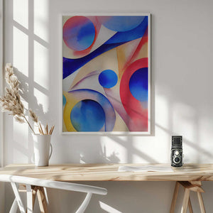 Tablou înramat „Nature Inspired Abstract Watercolor  (Day 10)” de Mauro
