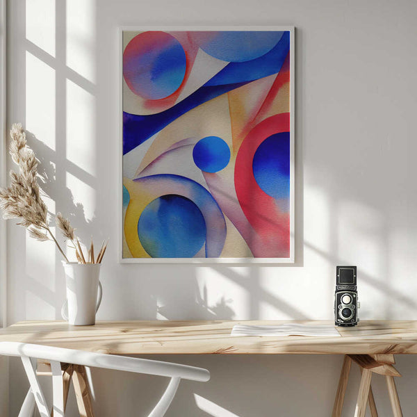 Tablou înramat „Nature Inspired Abstract Watercolor  (Day 10)” de Mauro