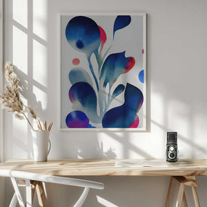 Tablou înramat „Nature Inspired Abstract Watercolor  (Day 53)” de Mauro
