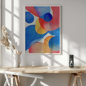 Tablou înramat „Nature Inspired Abstract Watercolor  (Day 59)” de Mauro