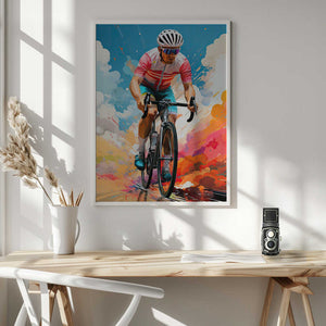 Tablou înramat „Sport Cycler 3” de Justyna Jaszke