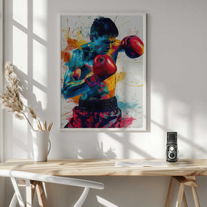 Tablou înramat „Sport Boxer 2” de Justyna Jaszke
