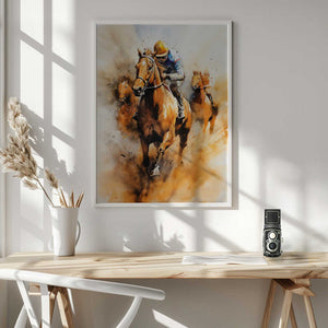 Tablou înramat „Sport Horse Rider 2” de Justyna Jaszke