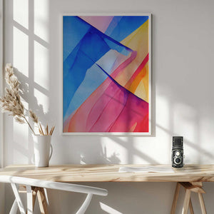 Tablou înramat „Nature Inspired Abstract Watercolor  (Day 72)” de Mauro