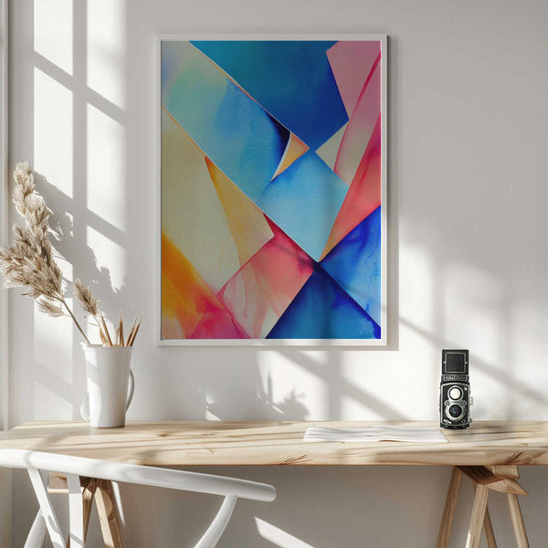 Tablou înramat „Nature Inspired Abstract Watercolor  (Day 91)” de Mauro