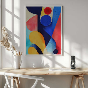 Tablou înramat „Nature Inspired Abstract Watercolor  (Day 93)” de Mauro