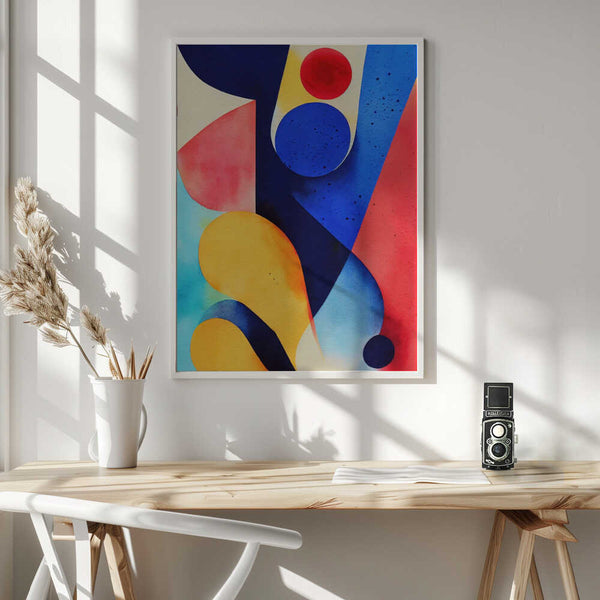 Tablou înramat „Nature Inspired Abstract Watercolor  (Day 93)” de Mauro