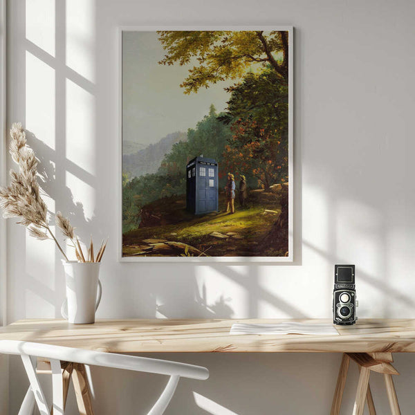 Tablou înramat „Is Time Travel Possible” de Dikhotomy