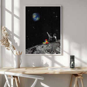 Tablou înramat „Together From the Moon” de Dikhotomy