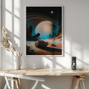 Tablou înramat „Ultimate Space Racer” de Taudalpoi