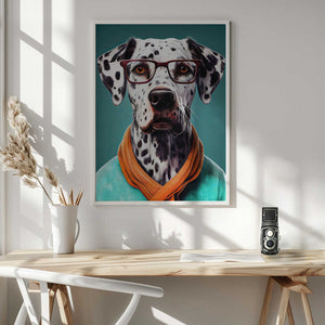 Tablou înramat „Dog Dalmatian” de Justyna Jaszke