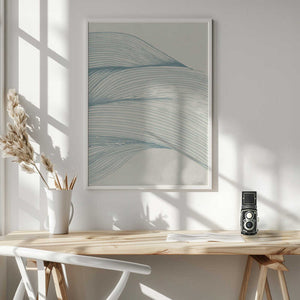 Tablou înramat „Ocean in lines 01” de Lucrecia Caporale