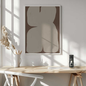 Tablou înramat „Curved Abstraction” de THE MIUUS STUDIO