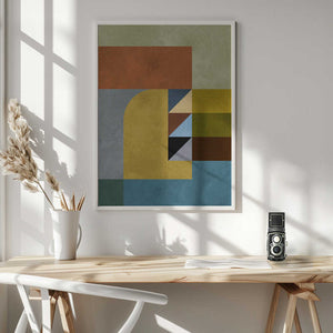 Tablou înramat „Geometric harmony 2” de Vitor Costa