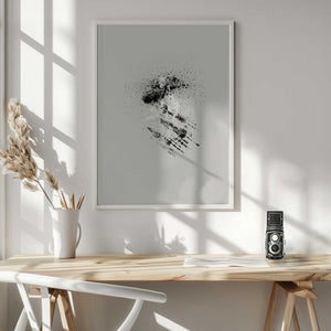 Tablou înramat „Brush splatters #6” de Imaginative
