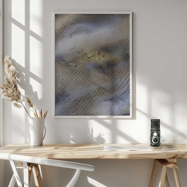 Tablou înramat „Textured Calm” de Anete Purina-Purite