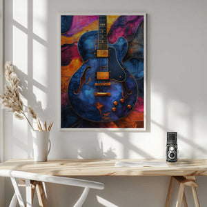 Tablou înramat „Music Guitar 5” de Justyna Jaszke