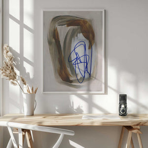 Tablou înramat „Abstract Brush Strokes 156” de Mareike Böhmer