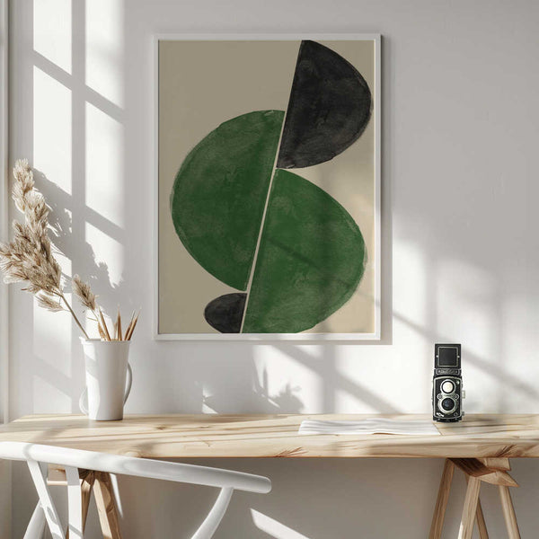 Tablou înramat „Geometric Harmony” de THE MIUUS STUDIO