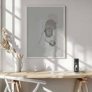 Tablou înramat „Organic shapes in boho style” de Imaginative