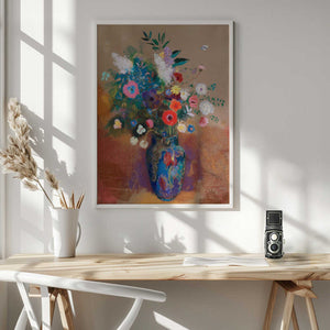 Tablou înramat „Bouquet of Flowers” de Odilon Redon