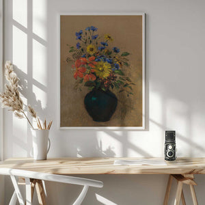 Tablou înramat „Wildflowers” de Odilon Redon