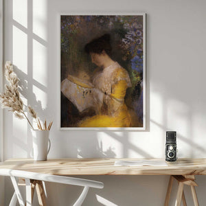 Tablou înramat „Madame Arthur Fontaine” de Odilon Redon