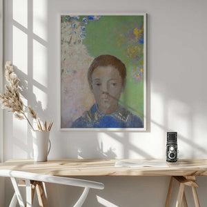 Tablou înramat „Portrait of Ari Redon” de Odilon Redon