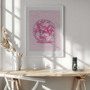 Tablou înramat „Pandc Discoball Copy 2” de Jenny Liz Rome