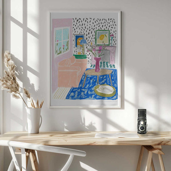 Tablou înramat „Pandc Interior” de Jenny Liz Rome