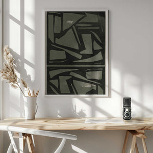 Tablou înramat „Shattered Geometry” de THE MIUUS STUDIO