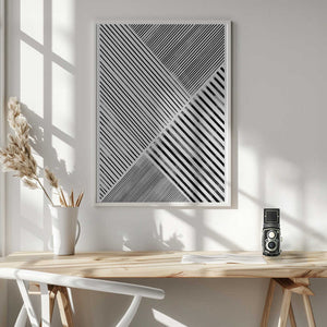 Tablou înramat „Diagonal Patterns” de THE MIUUS STUDIO