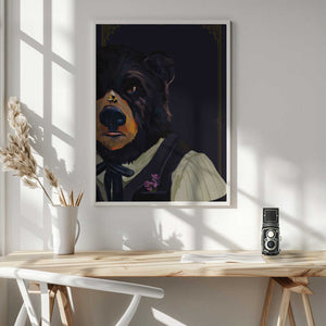Tablou înramat „Bear” de The Whiskey Ginger