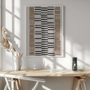 Tablou înramat „Striped Harmony” de THE MIUUS STUDIO
