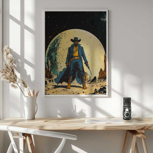 Tablou înramat „Cosmic Sheriff” de Taudalpoi