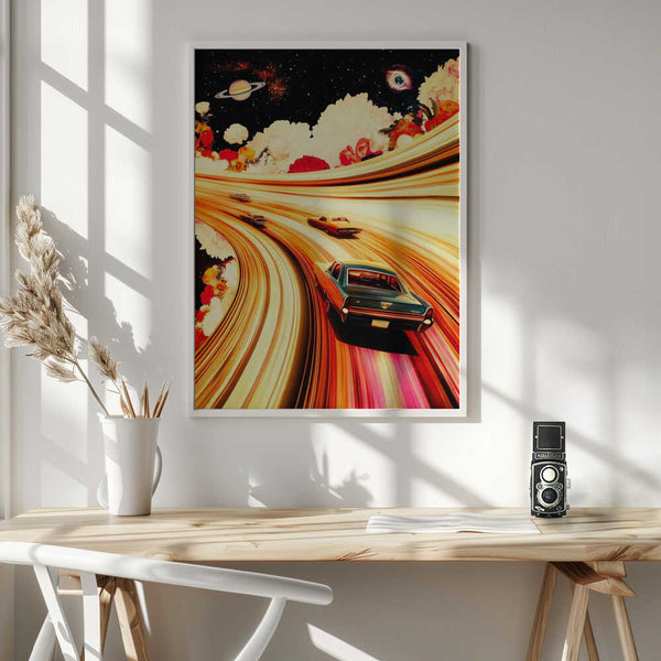 Tablou înramat „Flower Race” de Taudalpoi