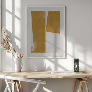 Tablou înramat „Golden Divide” de THE MIUUS STUDIO
