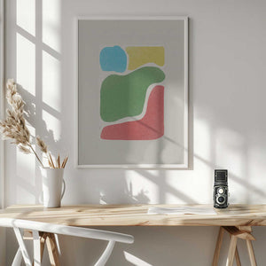Tablou înramat „Colorful Forms” de THE MIUUS STUDIO