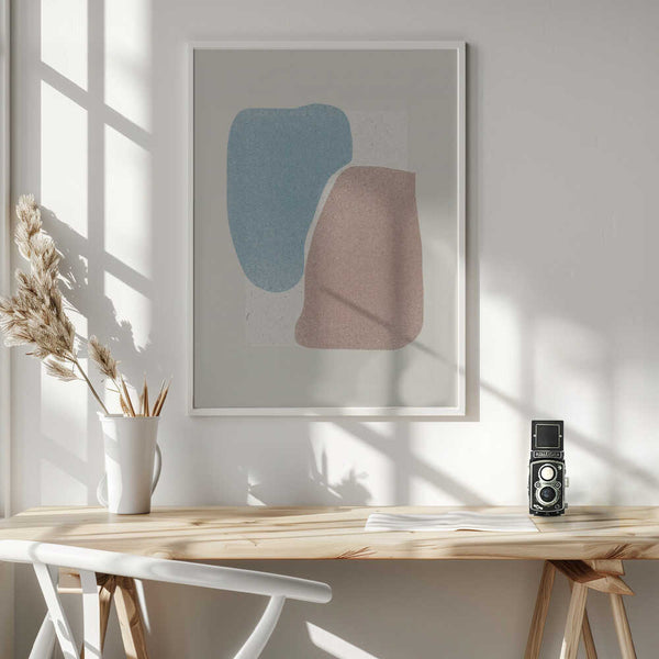 Tablou înramat „Soft Shapes Harmony” de THE MIUUS STUDIO