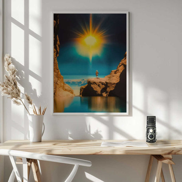 Tablou înramat „Voyager at the Edge of Light” de Taudalpoi