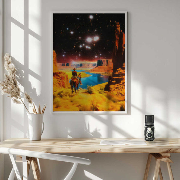 Tablou înramat „The Cosmic Frontier” de Taudalpoi